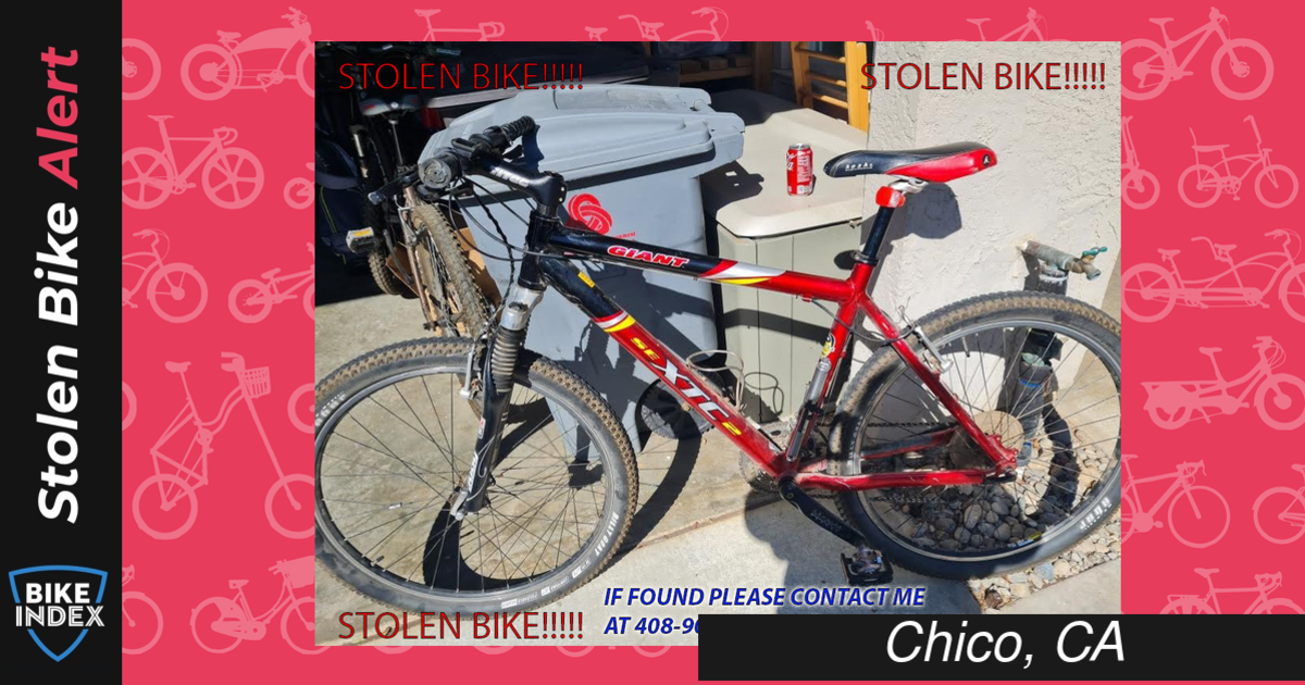 Stolen 2001 Giant SE XTC 2