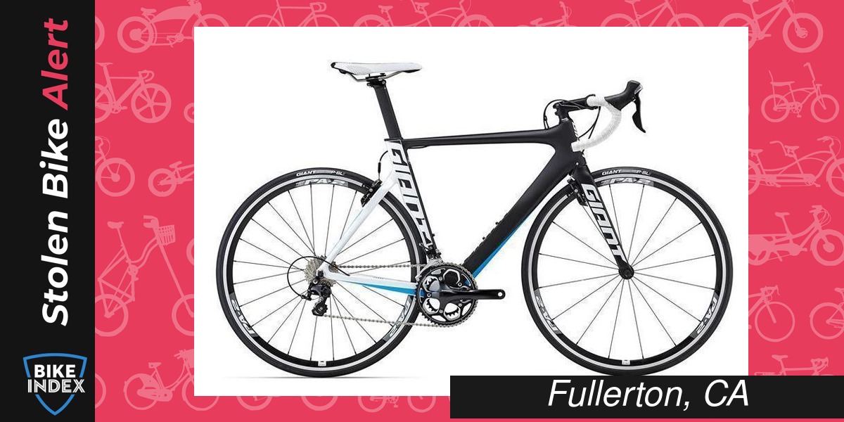 Stolen 2016 Giant Propel Advanced 2