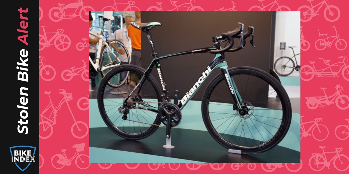 Stolen 2014 Bianchi Infinito CV Ultegra Di2 Disc Compact