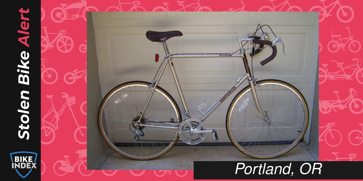 Stolen 1982 Centurion Accordo