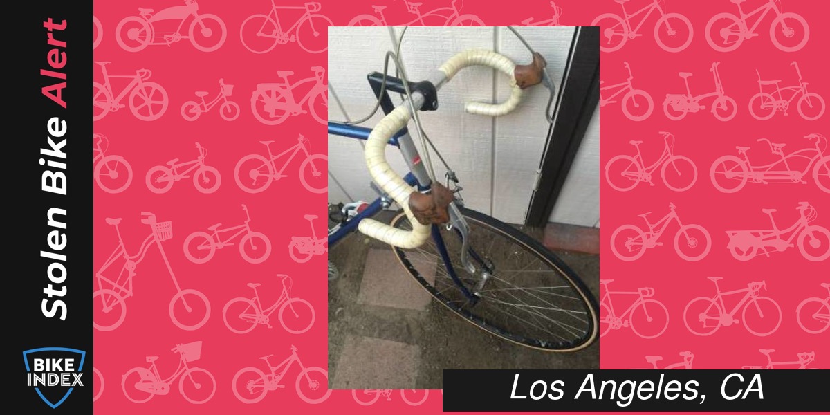 Stolen 1983 KHS Bicycles Tange 900 CR-MO Double Butted Tube