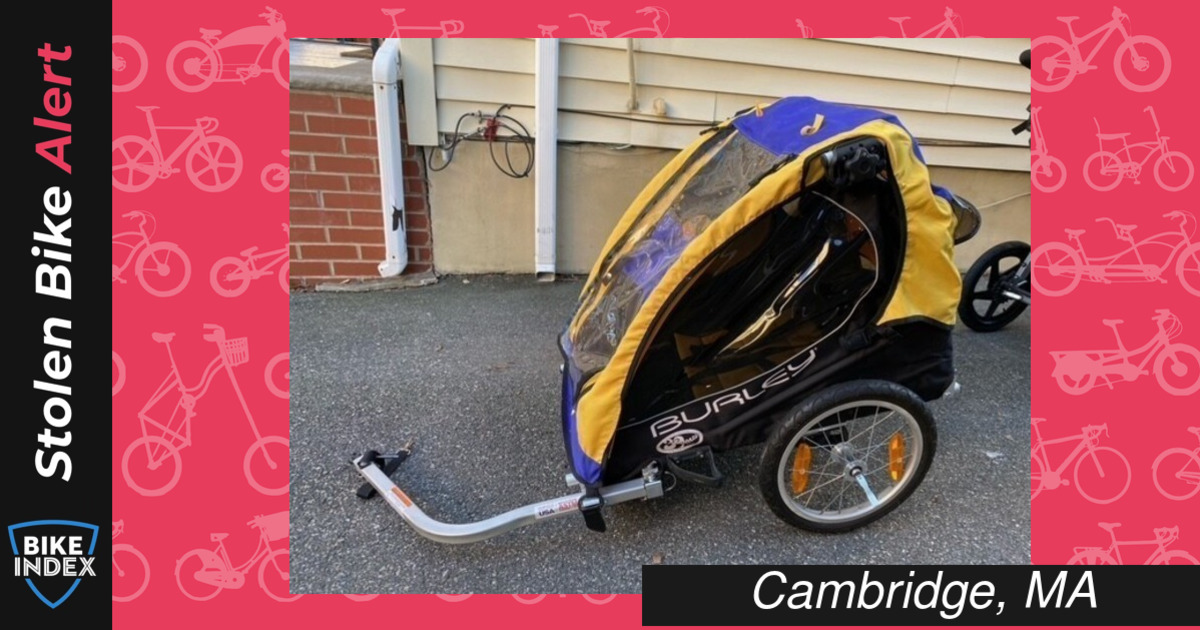 Stolen Burley Solo bike trailer