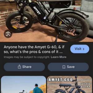 Amyet G60 Black and Brown