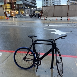 2017 6KU Fixie Urban Track Bike Black