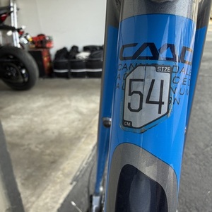 Cannondale CAAD optimo Silver, gray or bare metal and Blue