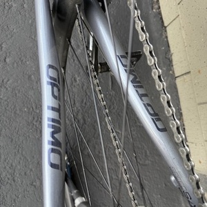 Cannondale CAAD optimo Silver, gray or bare metal and Blue