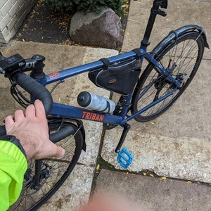 2023 Decathlon Triban RC120 Disc Brake Aluminum Road... Blue