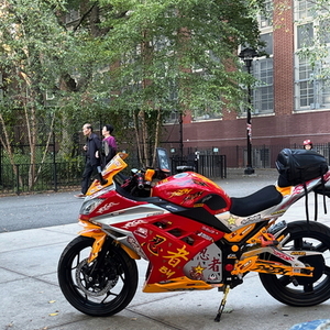 2023 Rz Fly e bike e-motorcycle Red