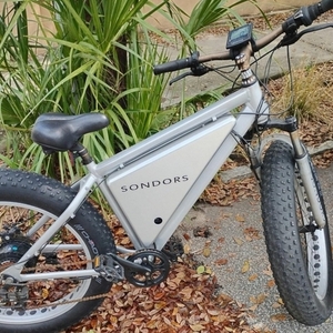 Sondors Fattire Silver, gray or bare metal