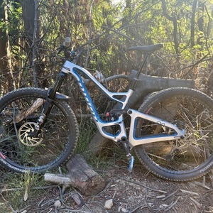 2020 Niner Rip 9 RDO Silver, gray or bare metal and Blue