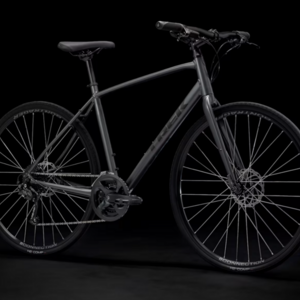 Trek FX2 DISC Silver, gray or bare metal and Black