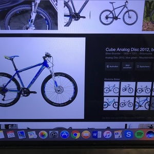 2012 Cube CMPT Analog Disc 2012 Blue and Yellow or Gold