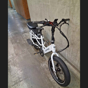 2023 Lectric eBikes Xpedition Cargo cargo bike rear White