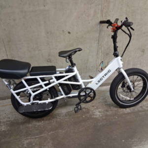 2023 Lectric eBikes Xpedition Cargo cargo bike rear White