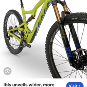 2017 Ibis Riply V3 Blue, Black, and Green