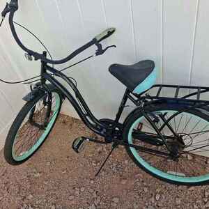 Schwinn Schwinn Fairhaven 26" Cruiser Bike Black and Teal