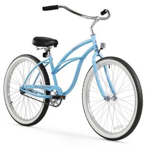 Firmstrong Women's 24'' Urban Lady Single Speed Beach Cruiser Bike Blue