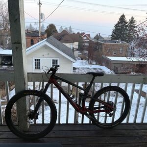 Trek Fuel EX 9.8 Red and Silver, gray or bare metal