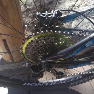 2012 Trek Superfly 100 Elite Black, Blue, and White