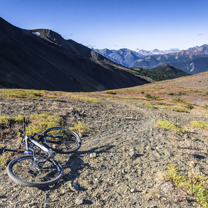 2012 Trek Superfly 100 Elite Black, Blue, and White