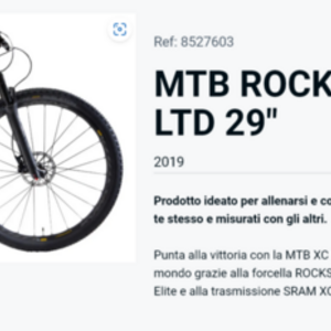 2021 Decathlon Rockrider xc920 ltd bicicletta Black