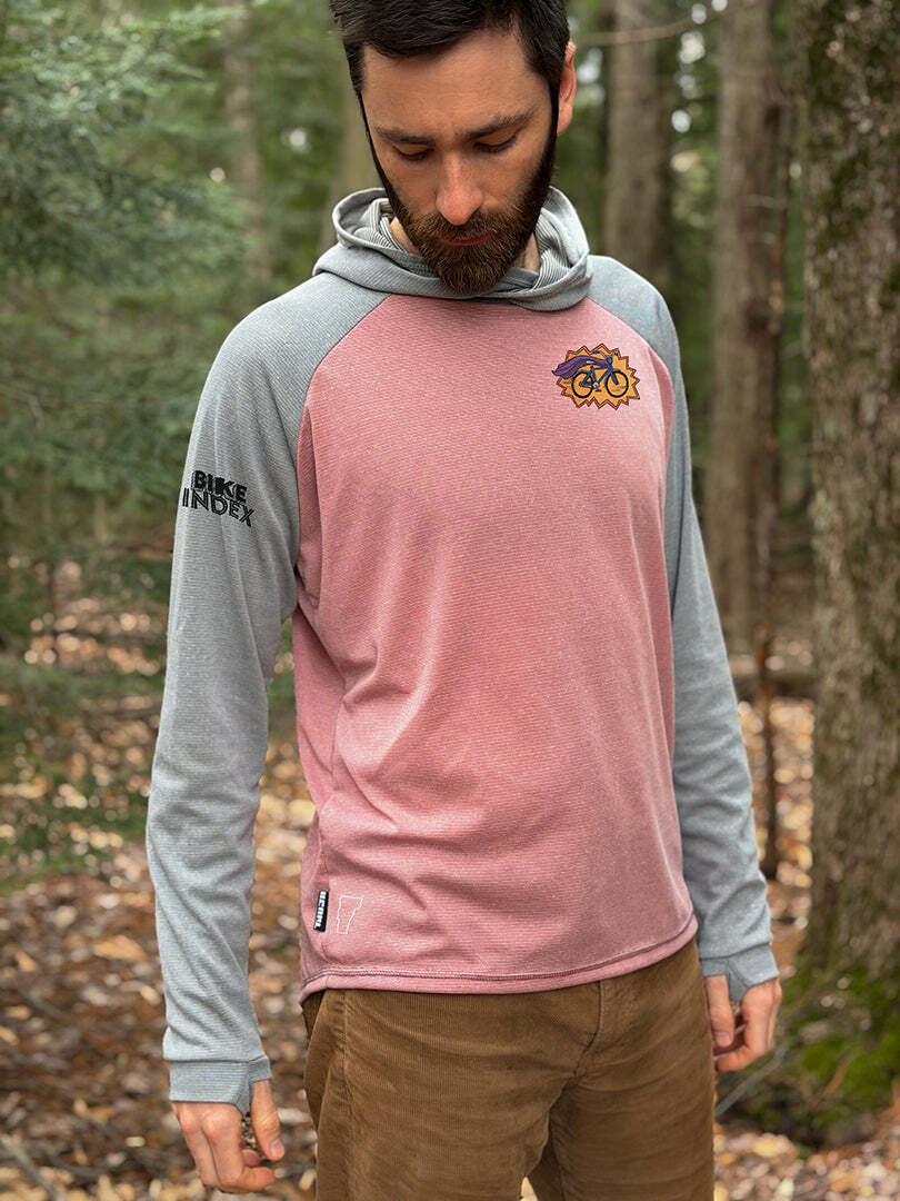 Bike Index x Thuja Sun Hoodie collaboration