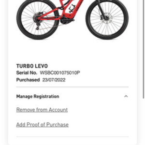 2020 Specialized Turbo Levo XL Red