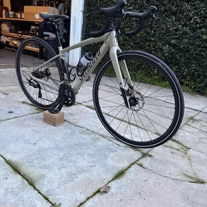 2019 Specialized Diverge E5 Comp Size 48 Silver, gray or bare metal and Black
