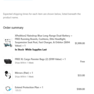 2025 Lectric eBikes XPedition2 Blue