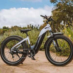 2026 Denago Denago Fat Tire Step Thru Ebike White and Black