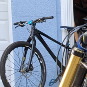Black Chinese carbon hardtail frame, carbon fork, Mavic 2... Mtb, hardtail and carbon fork Black