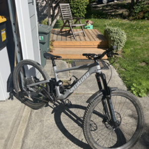2022 Specialized Enduro Silver, gray or bare metal