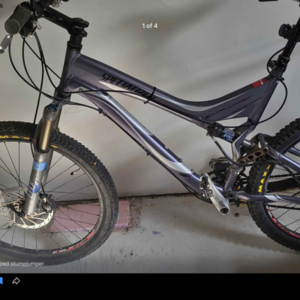 2007 Specialized Stumpjumper FSR Expert Silver, gray or bare metal
