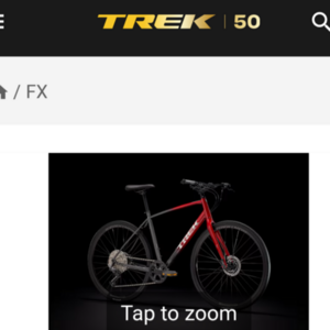 2021 Trek Trek Fx 4 disc Black and Red