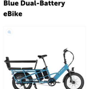 2026 Lectric eBikes XPedition 2.0 Dual Battery Blue
