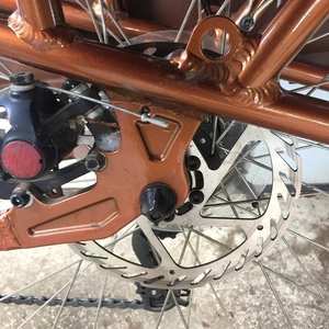 2012 Kona ute cargo bike rear Brown