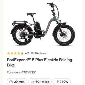 2024 Rad Power Bikes RadExpand Blue