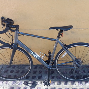 2021 Decathlon Triban RC 120 Silver, gray or bare metal