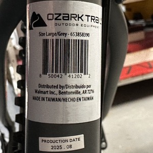 2025 Ozark Trail Ridge Silver, gray or bare metal
