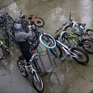 GT Bicycles Air Silver, gray or bare metal, Teal, and Red