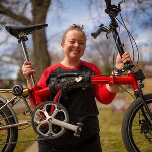 2015 Brompton Bicycle M6R Red and Black