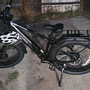 2024 Lectric eBikes XPeak Silver, gray or bare metal and Black