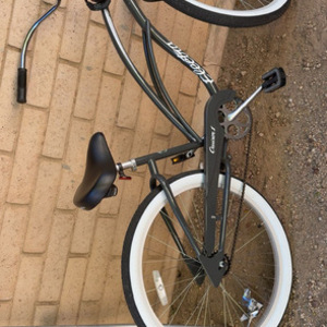 Electra Cruiser 1 Silver, gray or bare metal and White