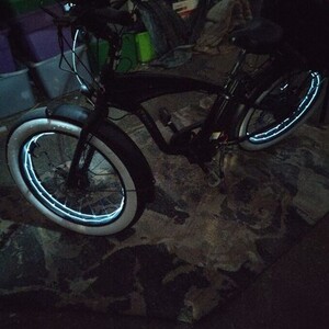 Black Sheep Bikes Electric bike beach cruiser style Black