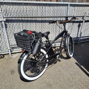 Black Sheep Bikes Electric bike beach cruiser style Black