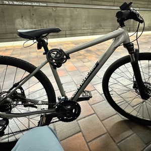 2020 Cannondale Athena 2 Women's bike Silver, gray or bare metal