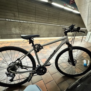 2020 Cannondale Athena 2 Women's bike Silver, gray or bare metal