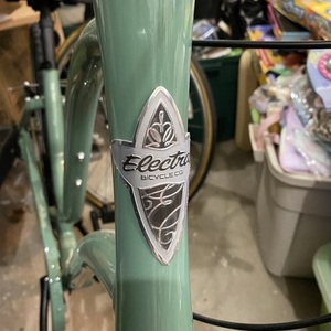 Electra Townie 7D step thru Green and Black