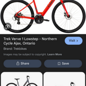 2022 Trek Verve 1 Red