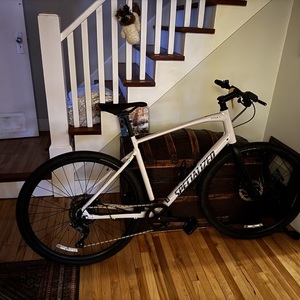 2022 Specialized Sirrus x 2.0 Purple and Silver, gray or bare metal